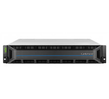 Система хранения данных EonStor GS 3000 Gen2 2U/25bay,redundant controller 4x12Gb/s SAS+8x10GbE(SFP+)+4x host board,4x4GB,2x(PSU+FAN Module),2x(SuperCap.+Flashmodule),25xdrivetrays,1xrRackKit.3YW (GS 3024USM1-JG)