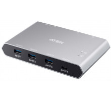 Usb переключатель ATEN 2-Port USB-C Gen 2 Sharing Switch with Power Pass-through