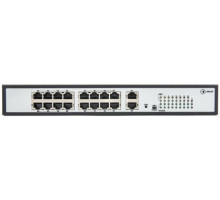 Коммутатор неуправляемый Бастион SKAT PoE-16E-2G