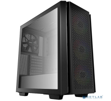 Корпус Корпус Deepcool CG560 черный без БП ATX 2x120mm 1x140mm 2xUSB3.0 audio bott PSU