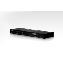 Переключатель электронный ATEN 1-Local/Remote Share Access 16-Port PS/2-USB VGA KVM over IP Switch