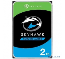 Жесткий диск 2TB Seagate Skyhawk (ST2000VX015) {Serial ATA III, 5400 rpm, 256mb, для видеонаблюдения}