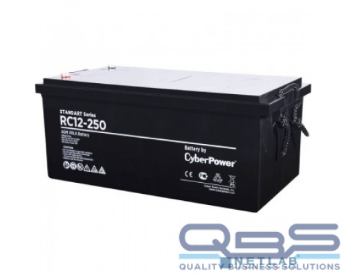 батареи/комплектующие к ИБП CyberPower Аккумулятор RC 12-250 12V/250Ah купить QBS.ru
