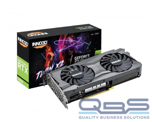 Видеокарта INNO3D RTX 3060 Twin X2 OC//RTX3060, HDMI, DP*3, 8G,D6 купить QBS.ru