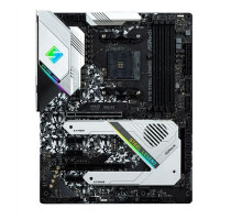 Материнская плата ASROCK X570 STEEL LEGEND, AM4, X570, 4*DDR4, HDMI+DP, 8xSATA3 6.0, M.2 Socket, RAID, 6xUSB 3.2, mATX; 90-MXBAR0-A0UAYZ