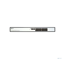 Сетевое оборудование ORIGO OS1218P/190W/A1A Неуправляемый PoE-коммутатор 16x100Base-TX PoE+, 2x1000Base-T, PoE-бюджет 190 Вт, корпус металл