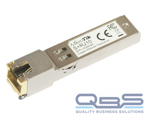 Трансивер MikroTik RJ45 SFP+ 10/100/1000M/2.5G/5G/10G copper module купить QBS.ru