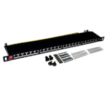  Патч-панель LANMASTER 24 порта, UTP, кат.5E, 1U
