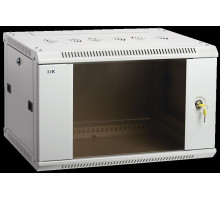  ITK Шкаф LINEA W 12U 600x450 мм дверь стекло, RAL7035