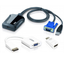 Квм переключатель ATEN Laptop USB KVM Console Crash Cart AdapterVC925 kit