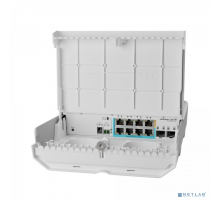 Сетевое оборудование MikroTik CSS610-1Gi-7R-2S+OUT Уличный коммутатор netPower Lite 7R, 8Gbit ethernet, 2 SFP+