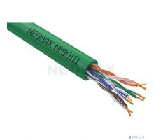 Неомакс  Витая пара Кабель NEOMAX NM10111 U/UTP cat.5e 4 пары (305 м) 0.51 мм (24 AWG) Медь LSZH