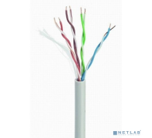 Неэкранированная витая пара Cablexpert UPC-6004-SO, UTP6, 4 пары, 0.57 мм, медь, однож., 305 м, Fluke Test, серый