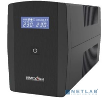 Импульс Импульс ИБП Юниор Смарт 1200,черный {1200/720 ВА/Вт, LCD, USB, RJ11/RJ45, IEC-C13x6} {JS12211}