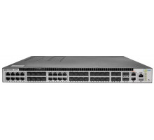  Управляемый коммутатор уровня 3, 16 Combo портов GE/SFP, 8 портов 100/1000BaseX SFP, 4 порта 1/10G SFP+ и 2 порта для стекирования