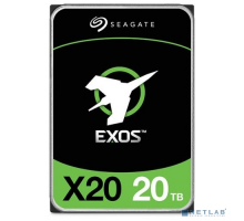 Жесткий диск 20TB Seagate Exos X20 (ST20000NM002D) {SAS 12Gb/s, 7200 rpm, 256mb buffer, 3.5