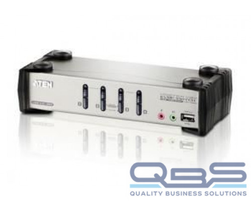 Переключатель электронный ATEN 4-Port PS/2-USB VGA/Audio KVMP™ Switch with OSD купить QBS.ru