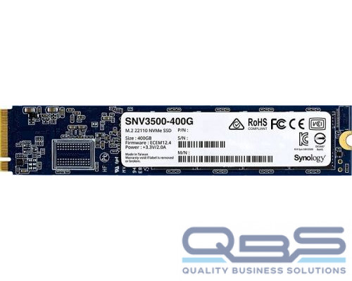 Накопитель SSD M.2 22110 Synology SNV3000 SNV3500-400G 400GB, R3100/W550 Mb/s, IOPS 205K/40K, MTBF 1,8M купить QBS.ru