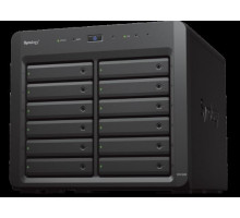 Модуль расширения Synology Expansion Unit for DS3622xs+,DS2422+/upto 12hot plug HDDs SATA(3,5' or 2,5')/1xPS incl Infiniband Cbl