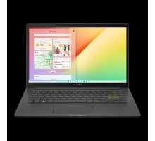 Ноутбук ASUS VivoBook 14 K413EA-EK2330W I3-1115G4/8Gb/512GB SSD PCIEG3x2 nVME M2/14.0 FHD (1920x1080) AG /Wi-Fi/BT/Cam/FP/no OS/Black/RU KEYBOARD