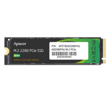 Твердотельный накопитель Apacer SSD AS2280P4U 1TB M.2 2280 PCIe Gen3x4, R3500/W3000 Mb/s, 3D NAND, MTBF 1.8M, NVMe, 760TBW, Retail, 5 years (AP1TBAS2280P4U-1)