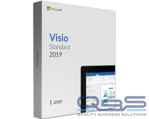 ПО Microsoft Visio Std 2019 32/64 Russian Central/Eastern Euro Only EM DVD купить QBS.ru