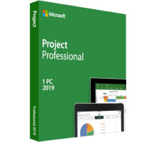 ПО Microsoft Project Pro 2019 32/64 Russian Central/Eastern Euro Only EM DVD