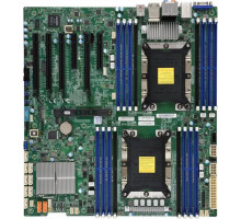 Материнская плата Supermicro Motherboard 2xCPU X11DAi-N 2nd Gen Xeon Scalable 205W/16xDIMM/10xSATA3/C621 RAID0/1/5/10/2xGbE/4xPCIex16,2xPCIex8/M.2/12