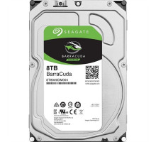 Жесткий диск HDD SATA Seagate  8000Gb, ST8000DM004, Barracuda 5400 rpm, 256Mb buffer, 1 year