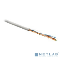 Неэкранированная витая пара Hyperline UUTP4-C5E-S24-IN-PVC-WH-305 (UTP4-C5E-SOLID-WH-305) Кабель UTP (U/UTP), кат. 5e, 4 пары, (305 м), (24 AWG), одножильный (solid), белый, PVC