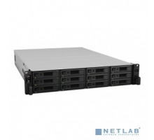 Дисковый массив Synology RS3621xs+ (Rack2U) 8C2,1Ghz/8Gb (64)/RAID0,1,10,5,6/upto12HP HDDs SATA(3,5