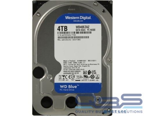 Жесткий диск 4TB WD Blue (WD40EZAZ) {Serial ATA III, 5400 rpm, 256Mb buffer} купить QBS.ru
