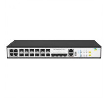  Управляемый коммутатор уровня 3, 8 портов 100/1000BaseX SFP, 4 Combo портов GE, 4 порта 1/10G SFP+, RPS DC 12V
