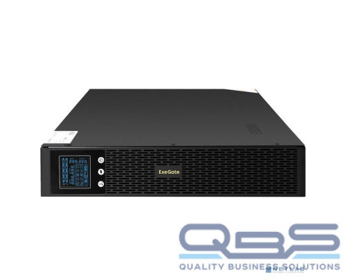ИБП Exegate EX293052RUS ИБП Pure Sine Wave ExeGate SinePower UHB-2000.LCD.AVR.1SH.4C13.RJ.USB.2U <2000VA/1600W, LCD, AVR, 1*Schuko+4*C13 , RJ45/11, USB, Rackmount 2U/Tower, металлический корпус, Black> купить QBS.ru