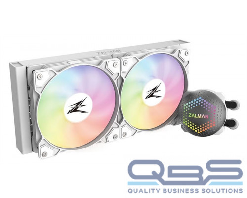 Система водяного охлаждения Zalman CPU Liquid Cooler 240mm, WH купить QBS.ru