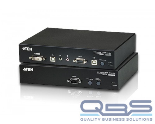 Удлинитель ATEN USB DVI Optical KVM Extender (1920 x 1200@600m) купить QBS.ru