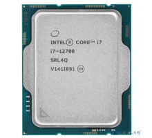 Процессор CPU Intel Core i7-12700 Alder Lake OEM {2.1 ГГц/ 4.8 ГГц в режиме Turbo, 25MB, Intel UHD Graphics 770, LGA1700}