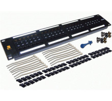  Патч-панель LANMASTER 48 портов, UTP, кат.6, 2U