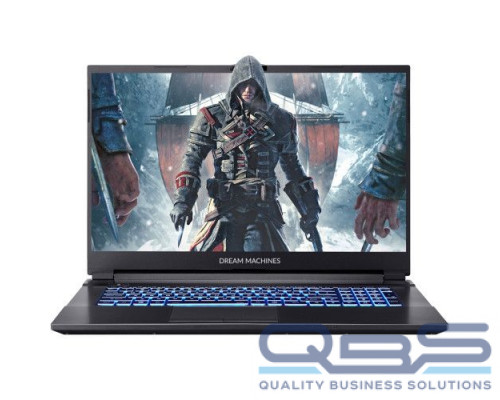 Ноутбук Dream Machines G1650-17RU70 i5- 11400H/8GB/512GB SSD/GeForce GTX 1650 4GB/17.3 FHD/cam/BT/WiFi/DOS/black купить QBS.ru