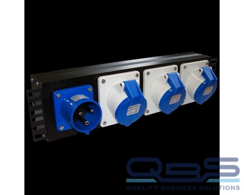 Блок розеток 19 однофазный, 1х3 IEC309, 32A 250V купить QBS.ru