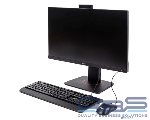 Моноблок Hiper V6 74YQCYXU4B Black 23.8 { FHD i5 10400/8Gb/SSD512Gb UHDG/DVDRW/noOS/kb/m} купить QBS.ru