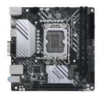 Материнская плата ASUS PRIME H610I-PLUS D4-CSM, LGA1700, B610, 2*DDR4, D-sub+DP+HDMI, SATA 6.0, M.2, USB 3.2*3, USB 2.0*3,  mITX; 90MB17X0-M0EBYC