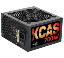 Блок питания Aerocool 700W Retail KCAS PLUS 700W ATX12V Ver.2.4, 80+ Bronze, fan 12cm, 550mm cable, 20+4P, 4+4P, PCIe 6+2P x4, PATA x4, SATA x7