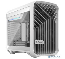 Корпус Fractal Design Torrent Nano White TG Clear Tint / mITX, TG / 1x180mm fan inc. / FD-C-TOR1N-03