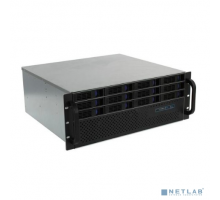 Корпус Procase ES412XS-SATA3-B-0 Корпус 4U Rack server case (12 SATA3/SAS 12Gb hotswap HDD), черный, без блока питания, глубина 400мм, MB 12