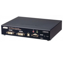 Передатчик DVI-I Dual Display KVM over IP transmitter (Ethernet + Optical)