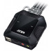 Квм переключатель ATEN 2-Port USB 4K HDMI Cable KVM Switch купить QBS.ru