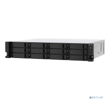 Дисковый массив QNAP TS-1273AU-RP-8G Сетевой RAID-накопитель, 12 отсеков 3,5