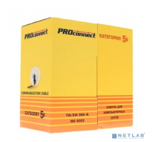 Кабель Proconnect (01-0054) Кабель UTP CAT5e  4 пары (305м) 0.48 мм OUTDOOR (24 AWG)