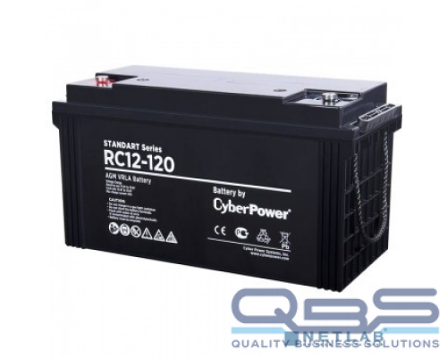батареи/комплектующие к ИБП CyberPower Аккумулятор RC 12-120 12V/120Ah купить QBS.ru